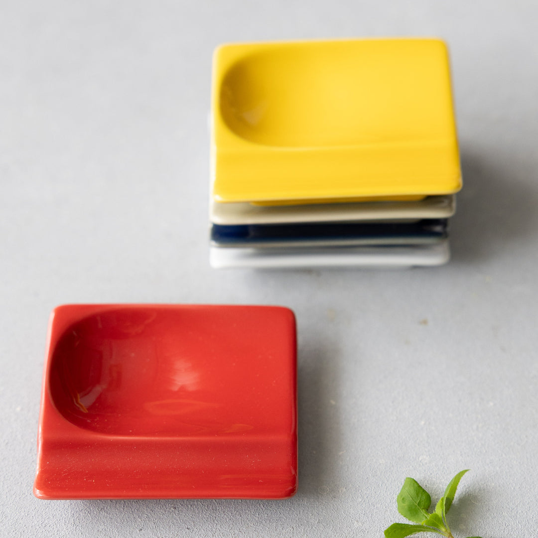 Modern Japanese Style Mini Handy Dishes with Color