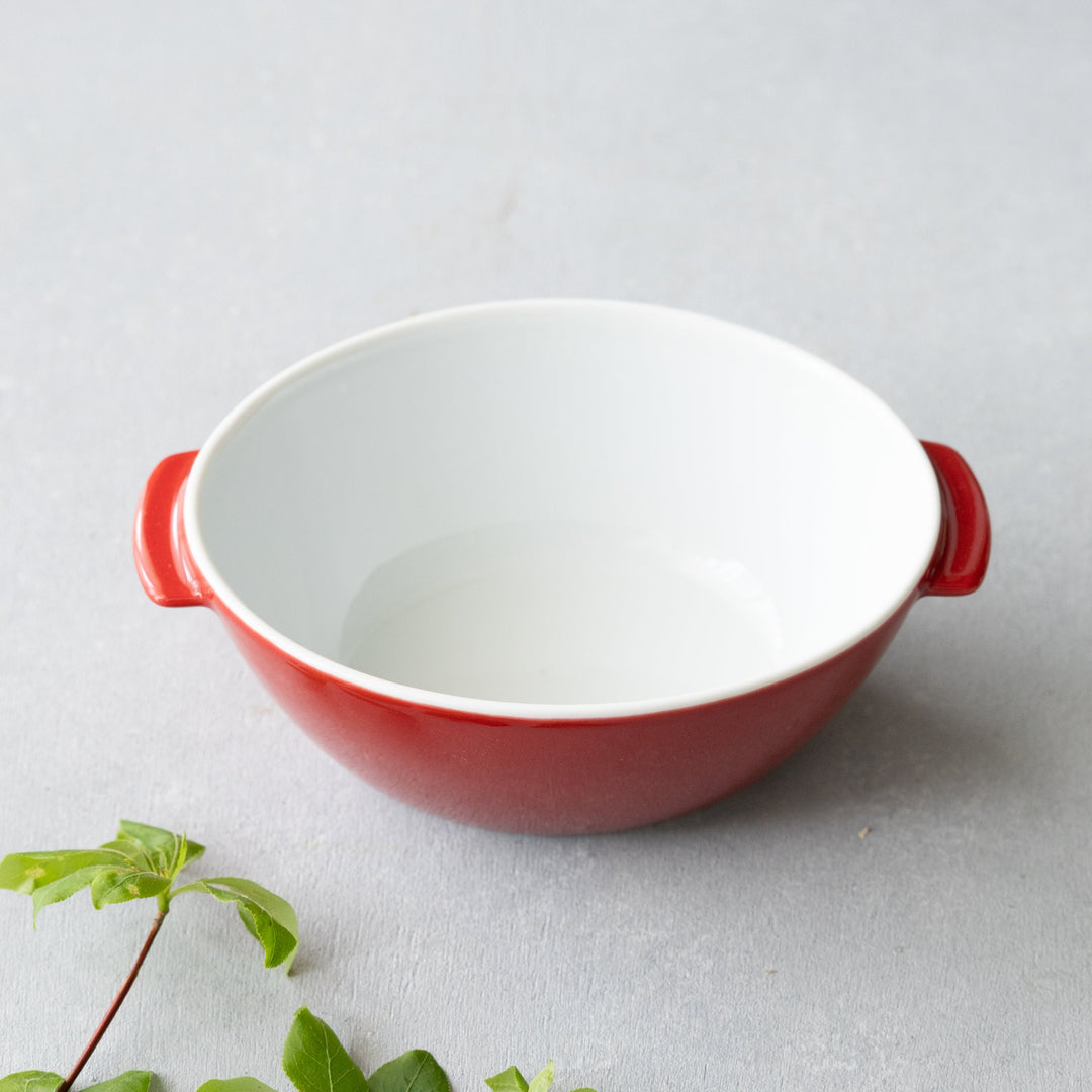 Modern Japanese Style Kids Snack and Soup Bowl with Handle