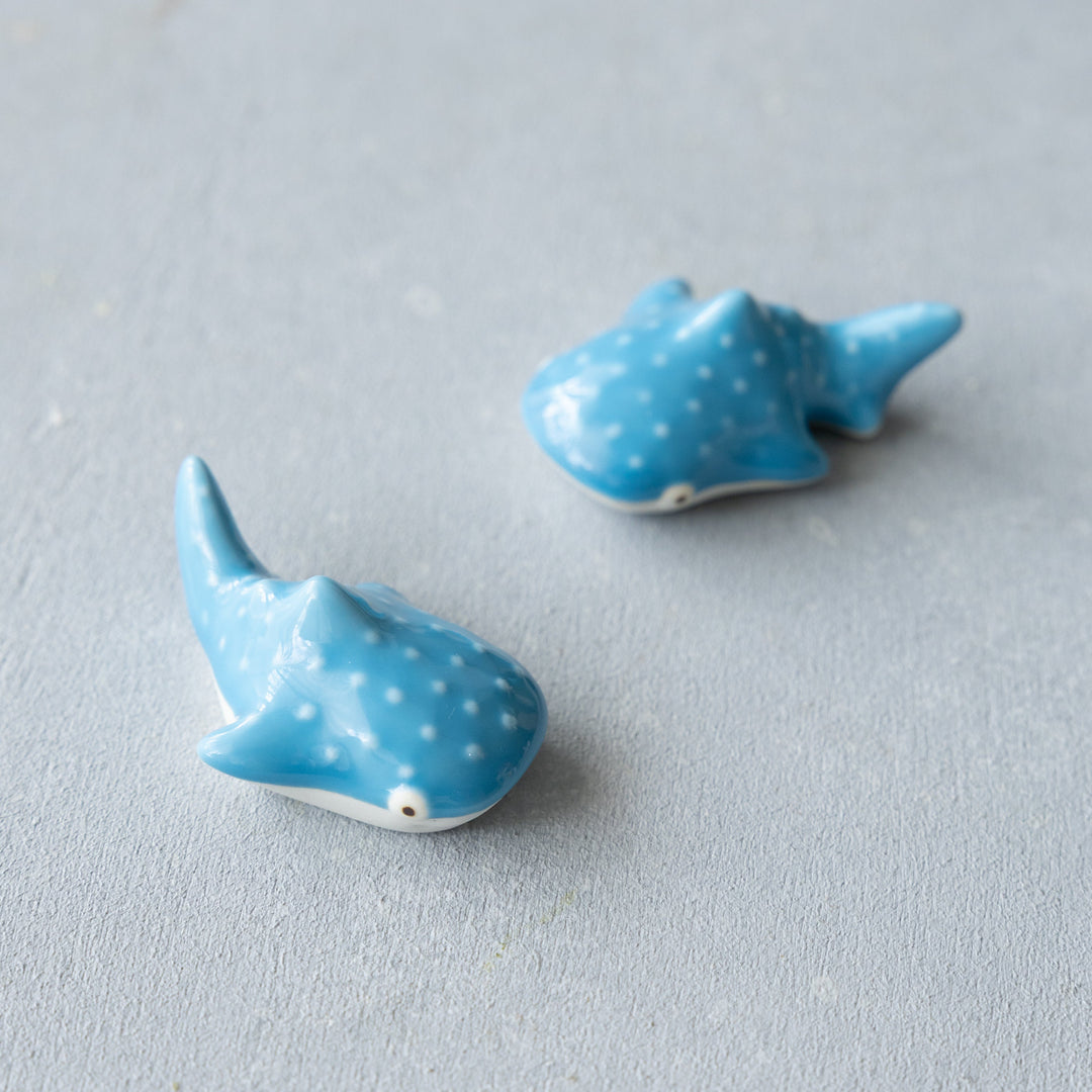 Modern Japanese Style Whale Shark Chopstick Rest - Set of 2