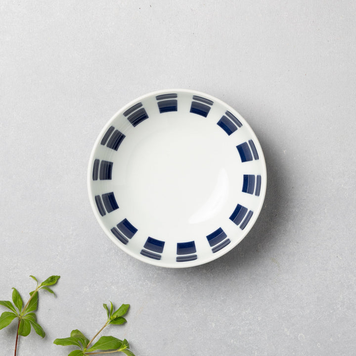 Modern Japanese Style Wa Pattern Donburi Bowls Set of 2