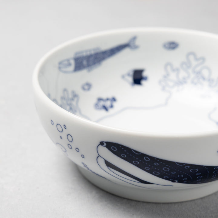 Modern Japanese Style Marine Cereal and Soup Bowl