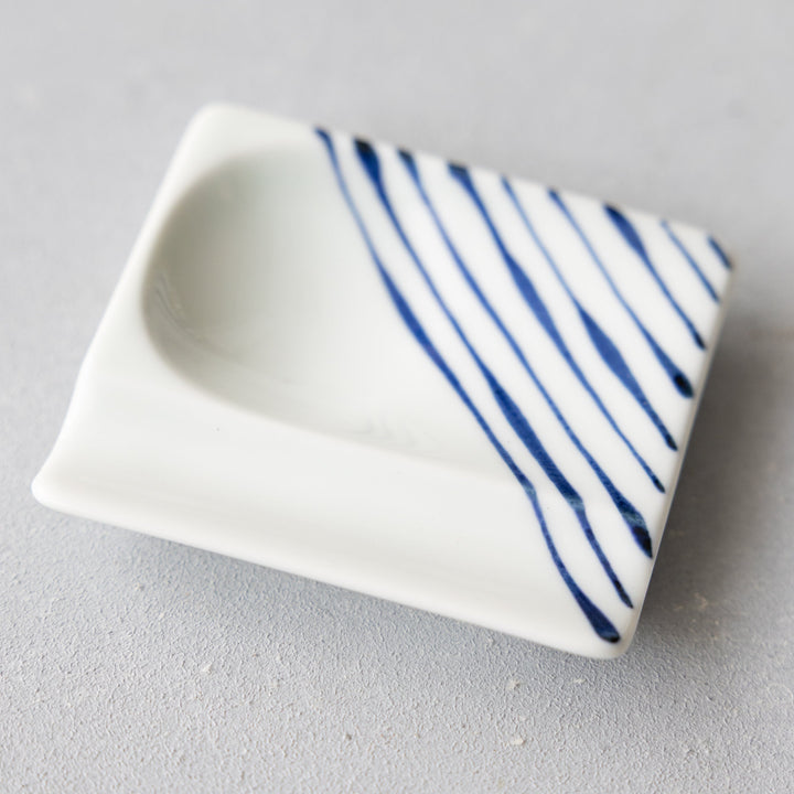 Modern Japanese Style Mini Handy Dishes with Blue