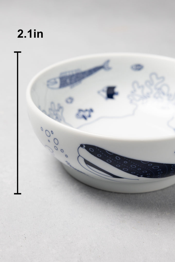 Modern Japanese Style Marine Cereal and Soup Bowl