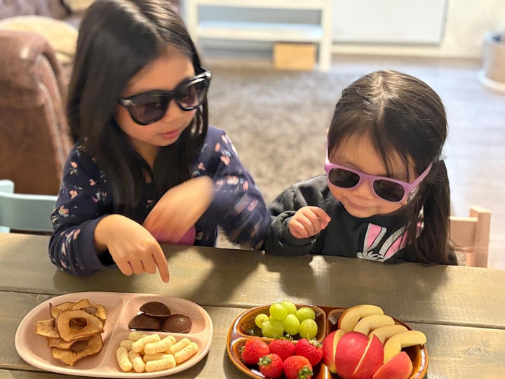 Modern Japanese Style Bird Design 3-Compartment Kids Plate