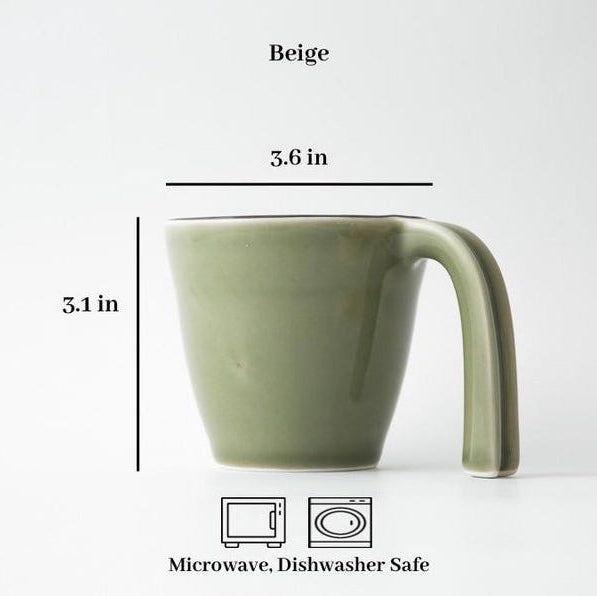 Modern Japanese Style Ceramic Kids Mug with a Lid