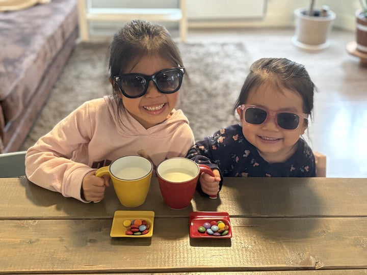 Modern Japanese Style Ceramic Kids Mug with Stable Handle