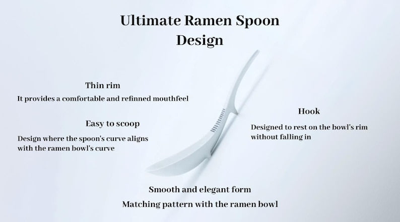 The Ultimate Ramen Bowl and Spoon Set | Signature BLACK