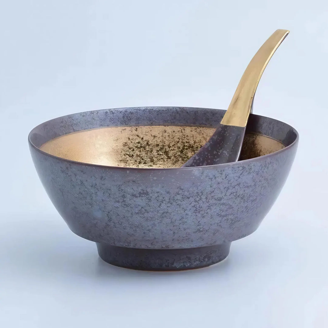The Ultimate Ramen Bowl and Spoon Set | Imperial GOLD