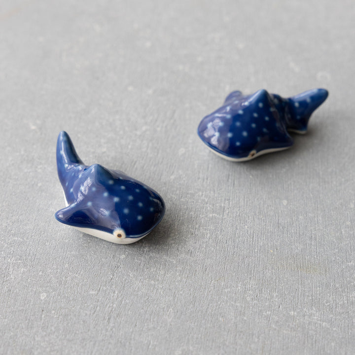 Modern Japanese Style Whale Shark Chopstick Rest - Set of 2