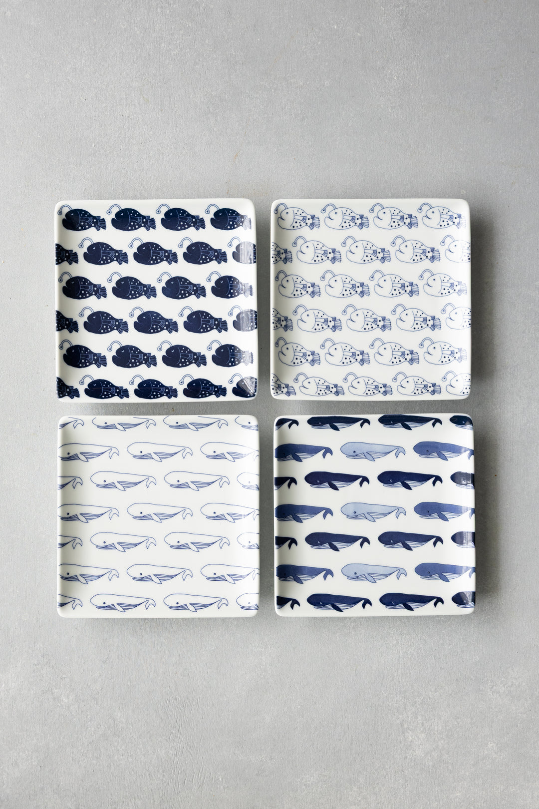 HASAMI | Whale and Anglerfish Pattern Side Plate