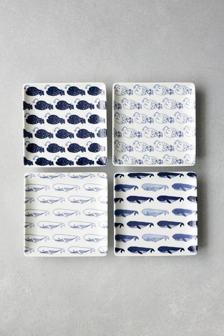 HASAMI | Whale and Anglerfish Pattern Side Plate