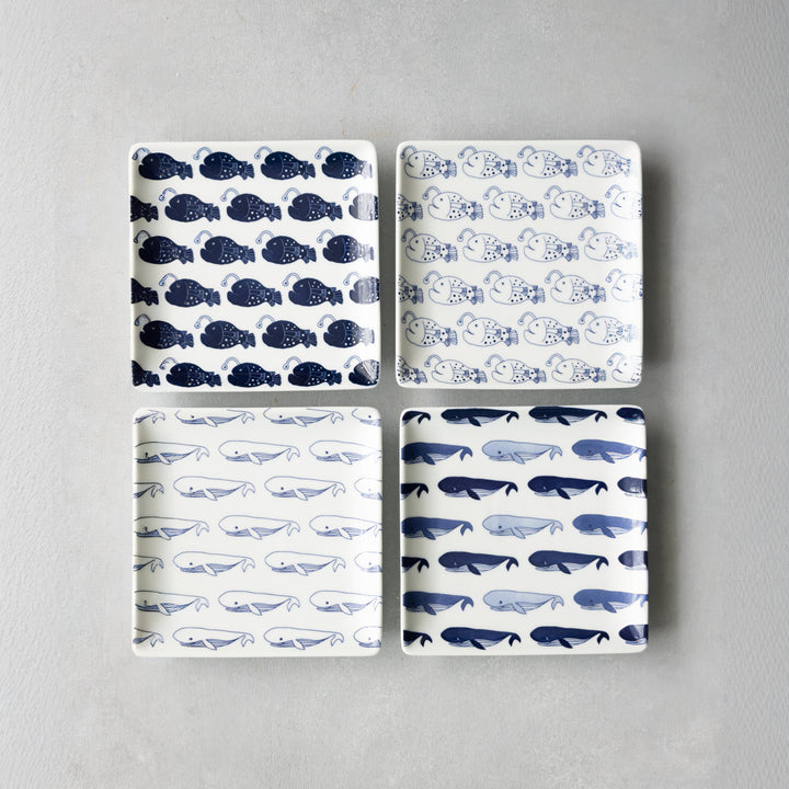 HASAMI | Whale and Anglerfish Pattern Side Plate