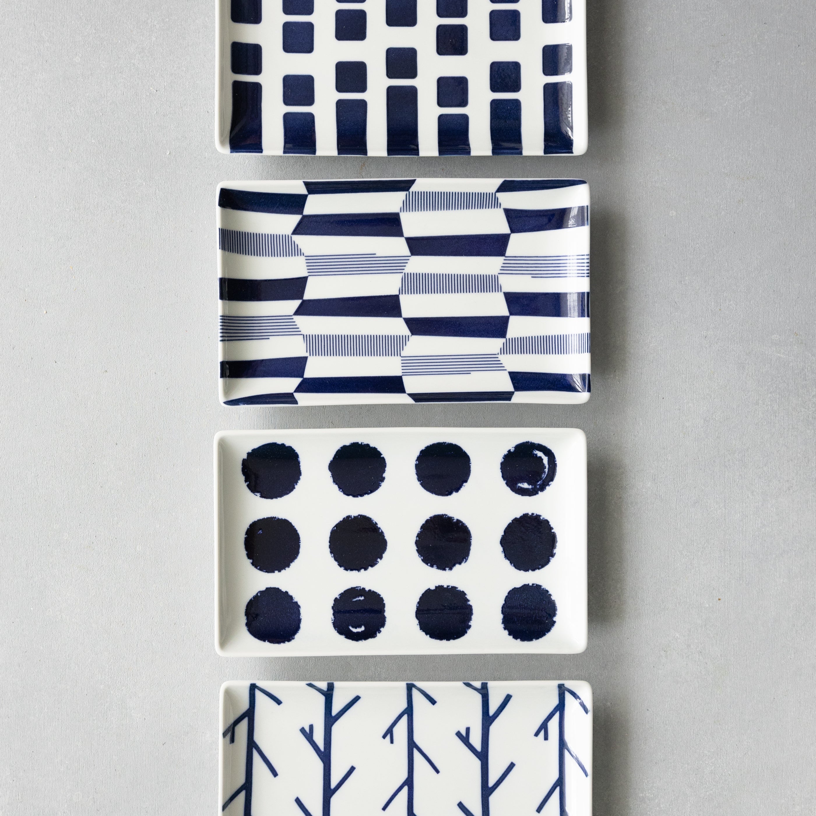 Modern Japanese Style Wa Pattern Rectangular Serving Plates – YAKiMONJAPAN