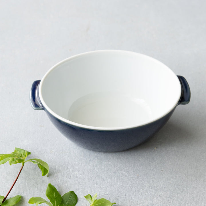 Modern Japanese Style Kids Snack and Soup Bowl with Handle