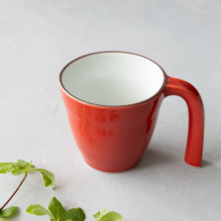 Modern Japanese Style Ceramic Kids Mug with Stable Handle