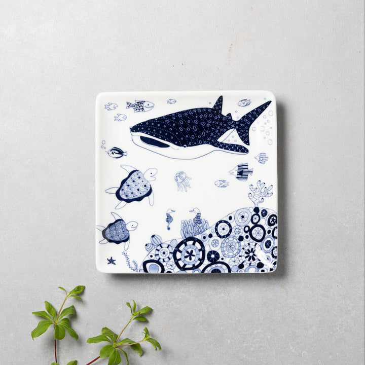 Modern Japanese Style Marine Square Side Plates