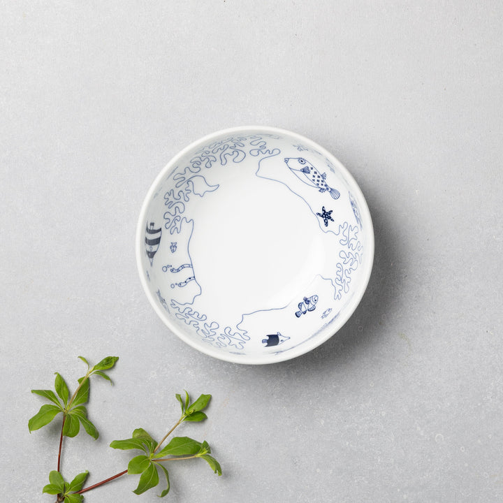 Modern Japanese Style Marine Cereal and Soup Bowl