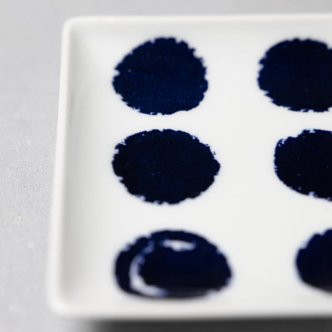 Modern Japanese Style Wa Pattern Rectangular Serving Plates Set of 2