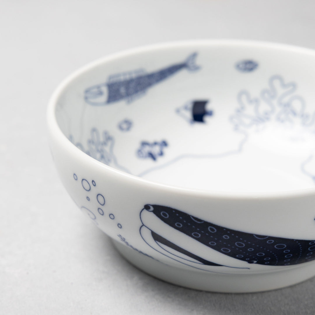 Modern Japanese Style Marine Cereal and Soup Bowl