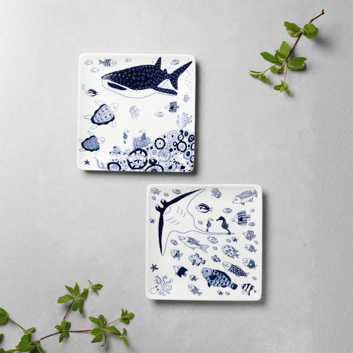 HASAMI | Marine Side Plates Set
