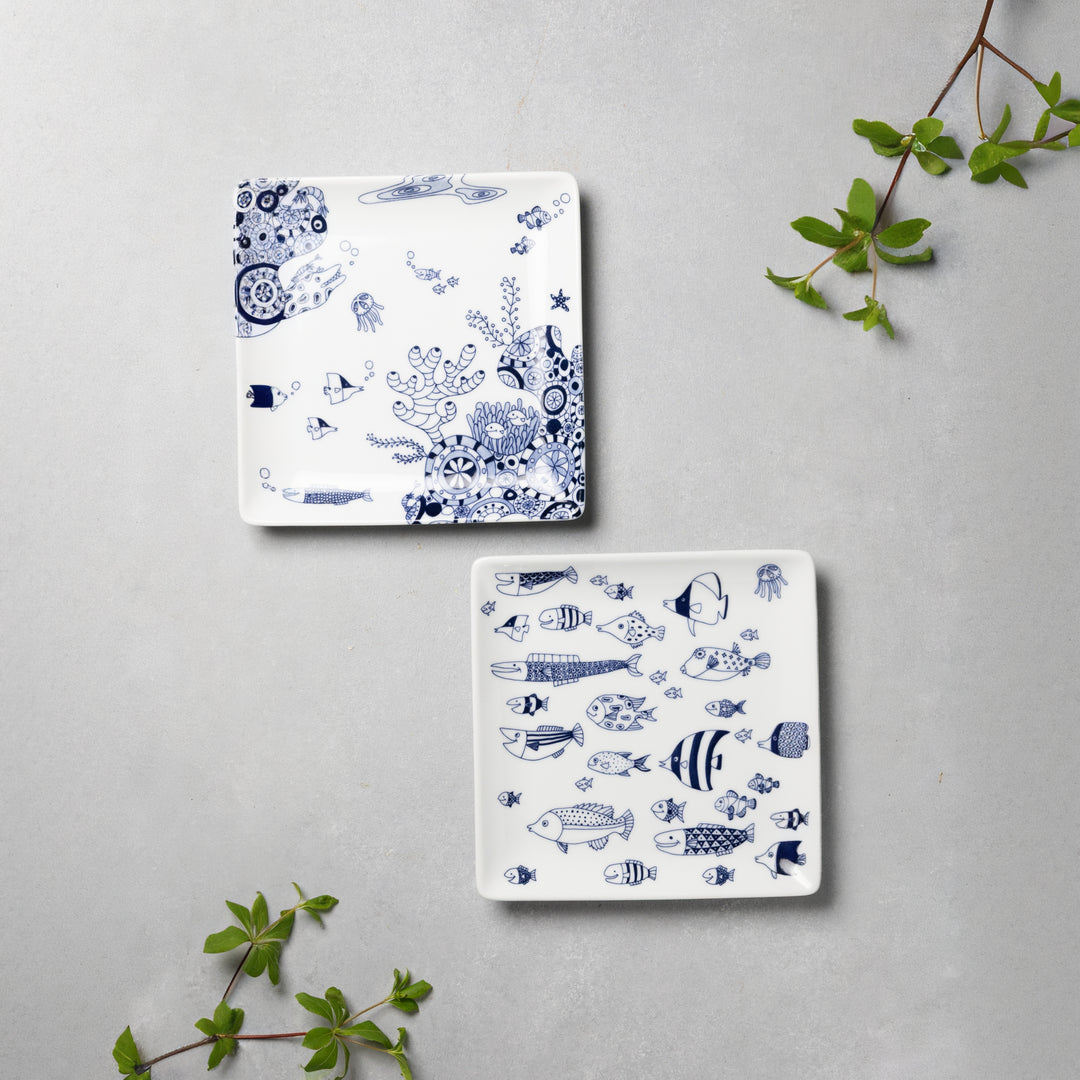 HASAMI | Marine Side Plates Set