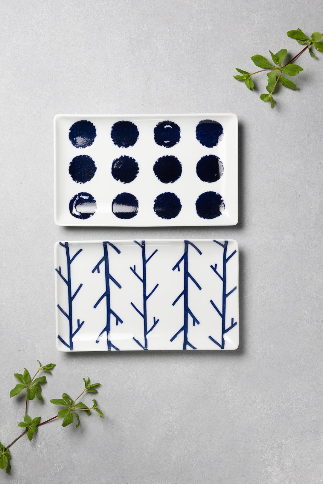 HASAMI | Japanese Pattern Sushi Plates Set