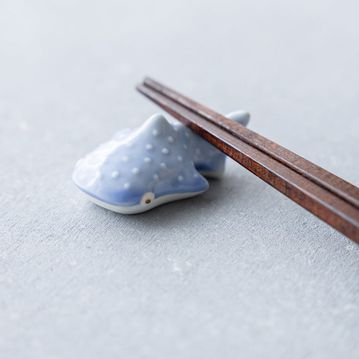 Modern Japanese Style Whale Shark Chopstick Rest - Set of 2