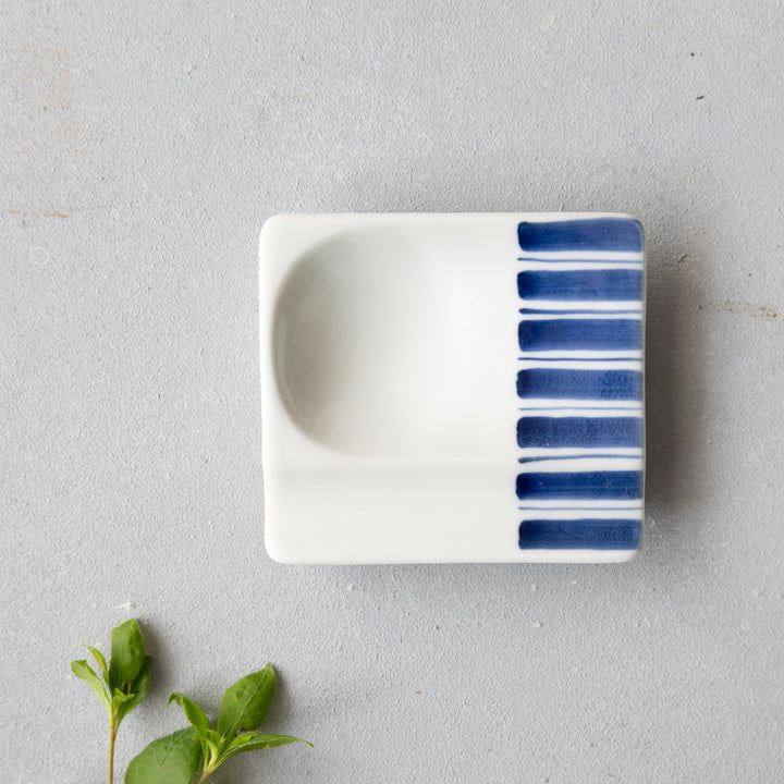 Modern Japanese Style Mini Handy Dishes with Blue