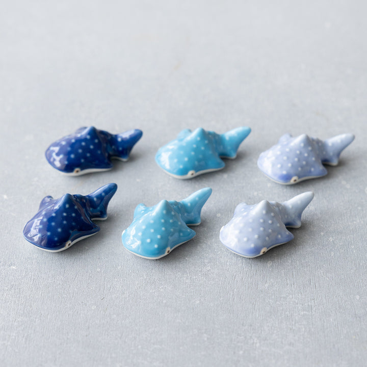 Modern Japanese Style Whale Shark Chopstick Rest - Set of 2