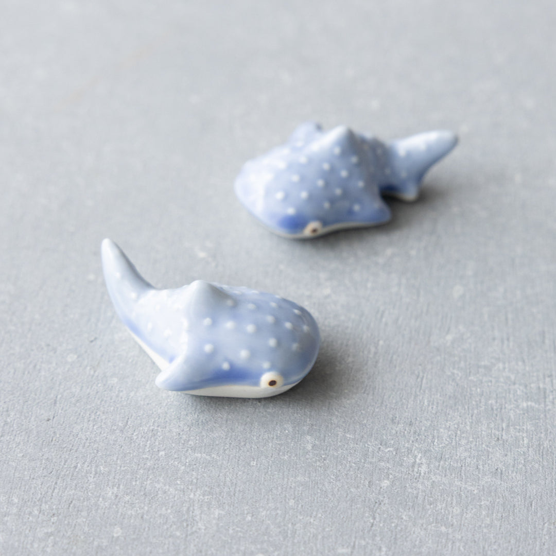 Modern Japanese Style Whale Shark Chopstick Rest - Set of 2