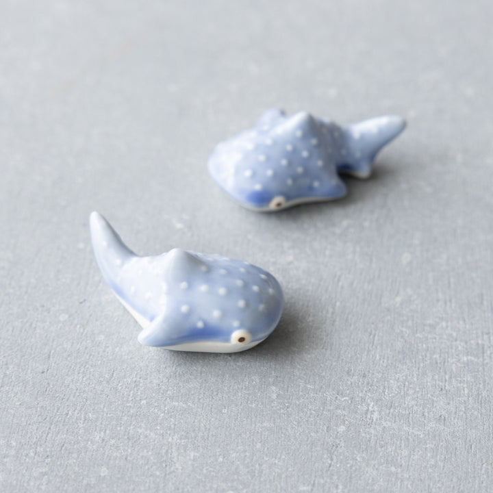 Modern Japanese Style Whale Shark Chopstick Rest - Set of 2