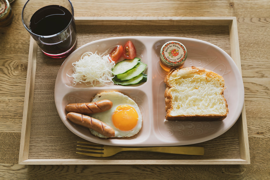 HASAMI | Kids Divided Plate with Bird Design