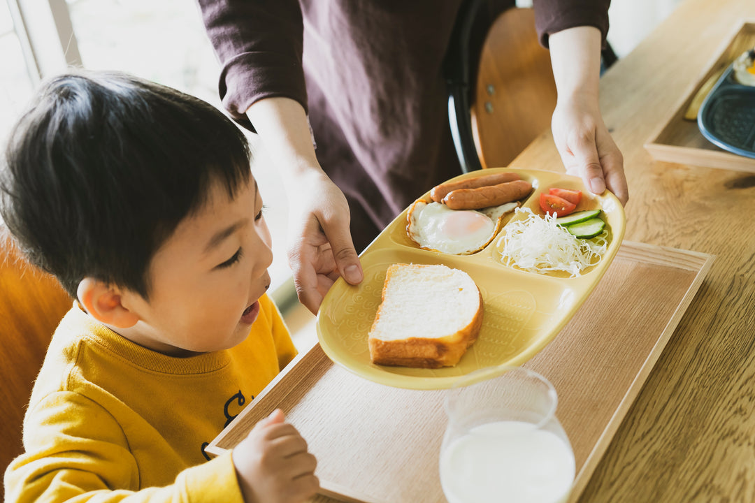 HASAMI | Kids Divided Plate with Bird Design