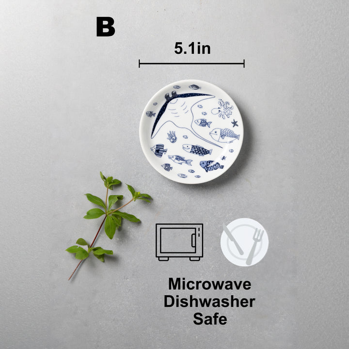 HASAMI | Marine Dessert Plate