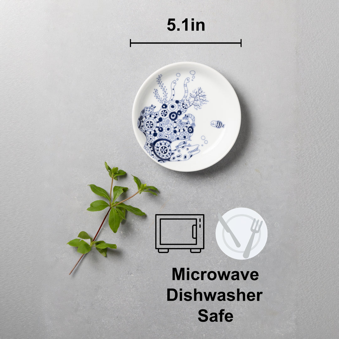 HASAMI | Marine Dessert Plates Set