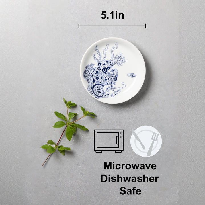 HASAMI | Marine Dessert Plates Set