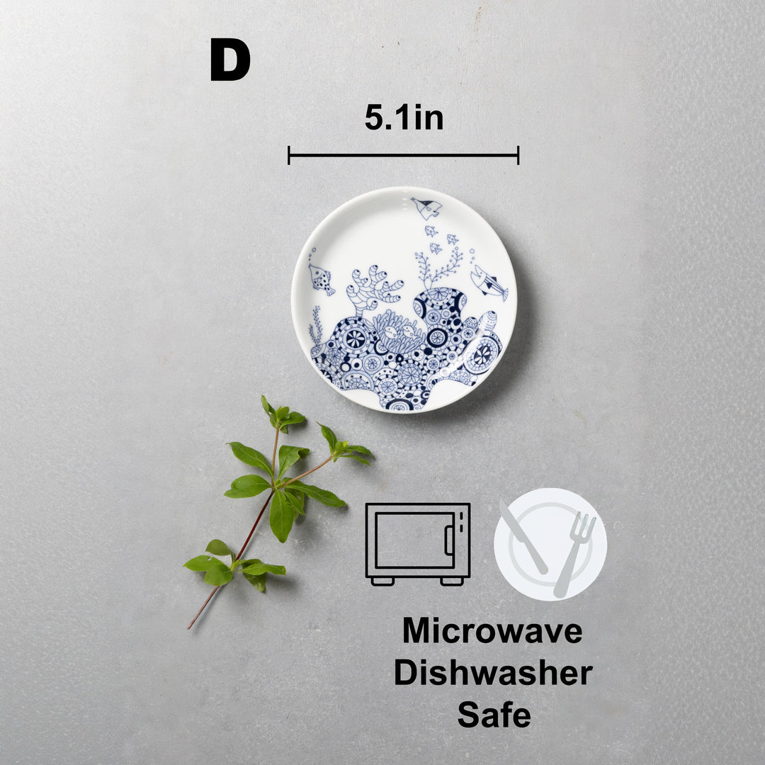 HASAMI | Marine Dessert Plate