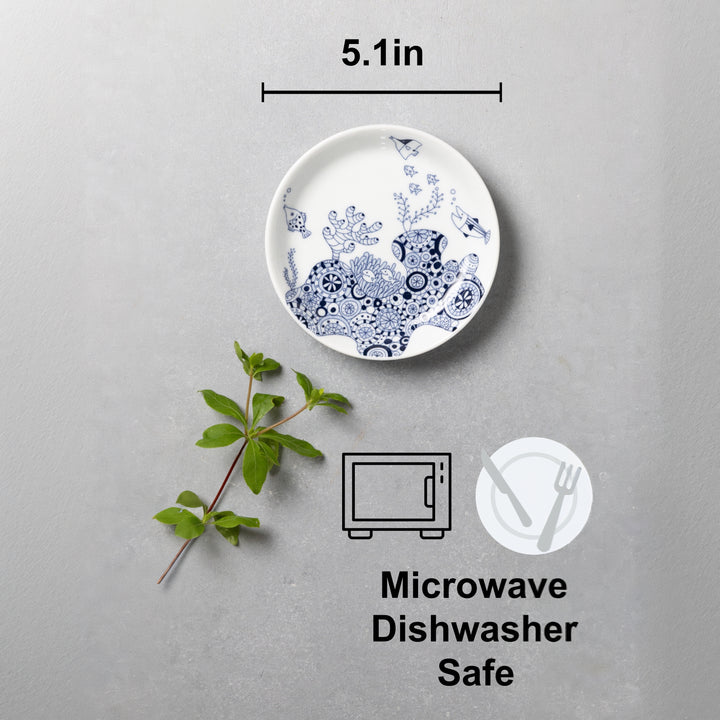 HASAMI | Marine Dessert Plates Set