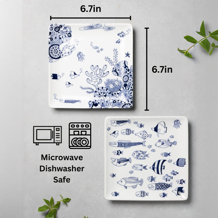 HASAMI | Marine Side Plates Set