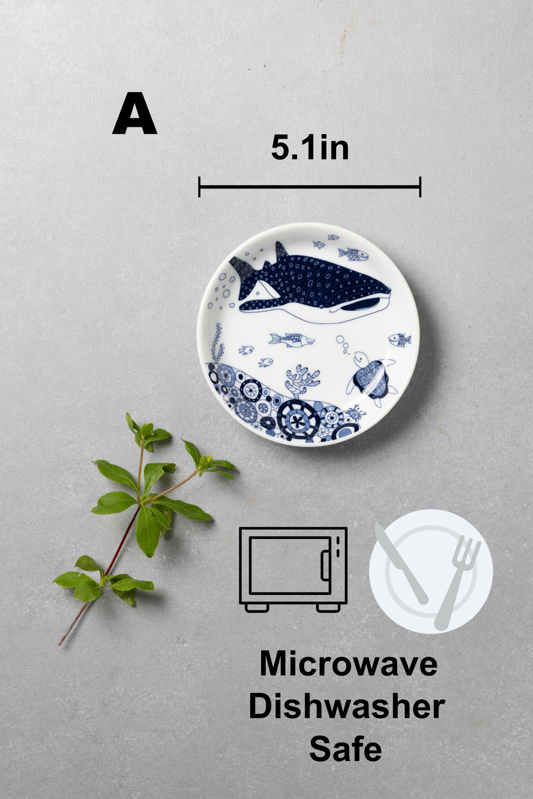 Modern Japanese Style Marine Small Appetizer Plates