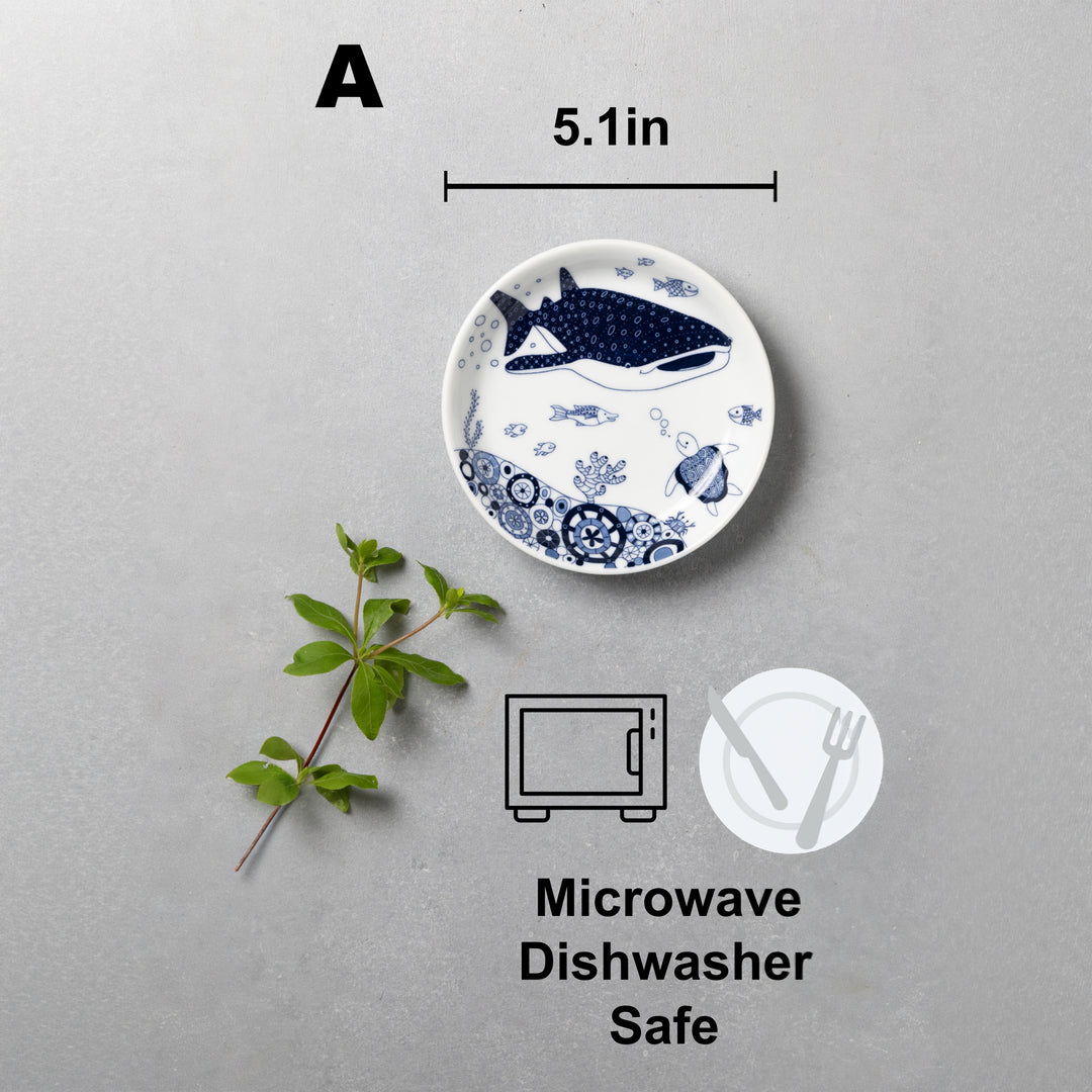 HASAMI | Marine Dessert Plate