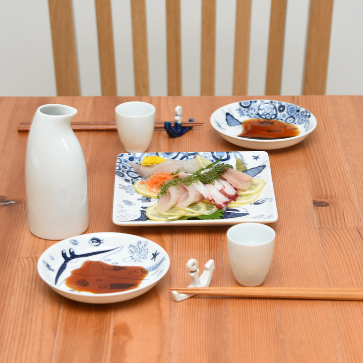 HASAMI | Marine Dessert Plates Set