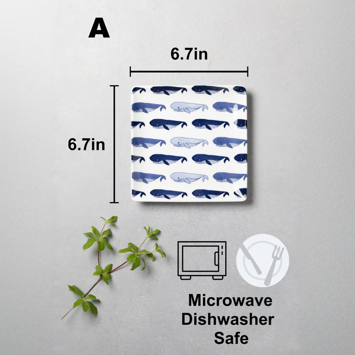 HASAMI | Whale and Anglerfish Pattern Side Plate