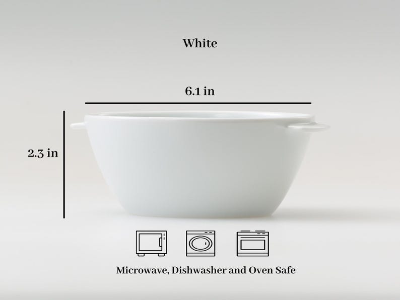 Modern Japanese Style Kids Snack and Soup Bowl with Handle