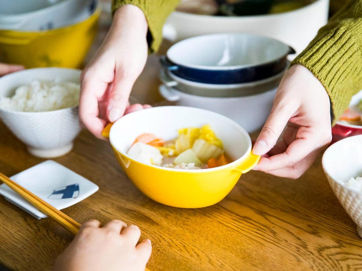 Modern Japanese Style Kids Snack and Soup Bowls with Lid
