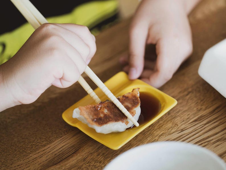 Modern Japanese Style Mini Handy Dishes with Blue
