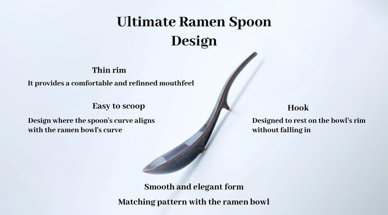 The Ultimate Ramen Bowl and Spoon Set | Essential BLACK