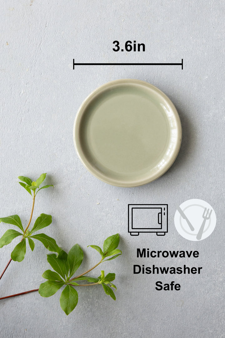 HASAMI | Multi-Purpose Mug Lid – Ceramic Cover & Mini Plate