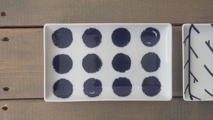 HASAMI | Japanese Pattern Sushi Plates Set