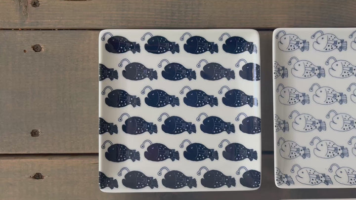 HASAMI | Whale and Anglerfish Pattern Side Plate